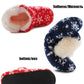 Christmas Snowflake Print Fluffy Indoor Boots