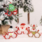Stat Cute Christmas Glasses Frame Funny Festive For Holiday Xmas Party Photos Props