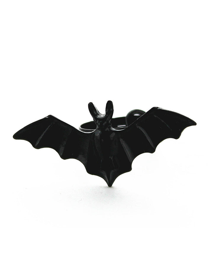 1pc Halloween Gothic Bat Shaped Adjustable Ring
