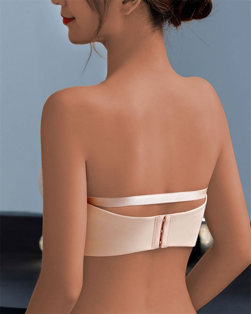 Multi way Wear Strapless Bra With Detachable Strap