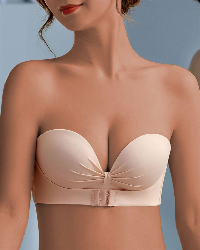 Multi way Wear Strapless Bra With Detachable Strap