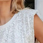 Allover Sequin Round Neck Tank Top