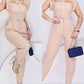 Zipper Pocket Design Sleeveless Jumpsuit