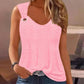 Cable Textured Eyelet Casual Tank Top