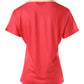 Ombre Notch Neck Buttoned Casual T shirt