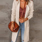 Long Sleeve Pocket Decor Casual Cardigan