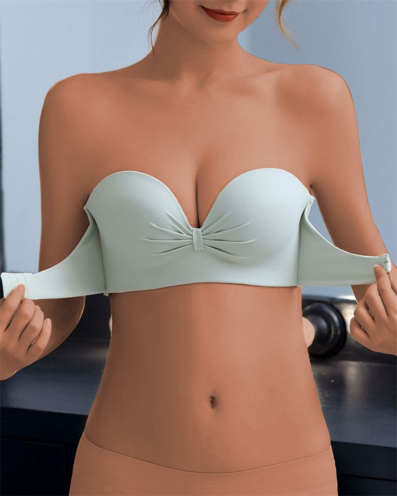 Multi way Wear Strapless Bra With Detachable Strap