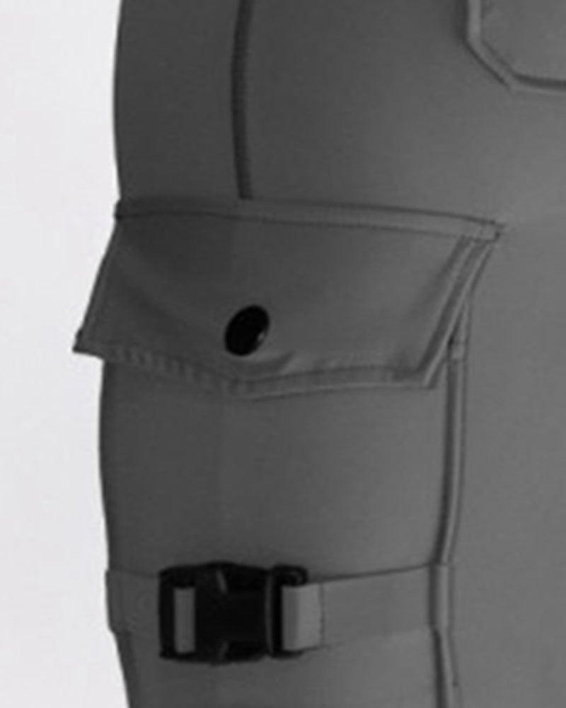 Pocket Design Active Pants Sports Yoga Leggings