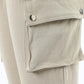 Plain Pocket Design Skinny Pants