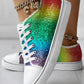 Cinco De Mayo Ombre Raw Hem Canvas Sneakers