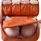 Underwear Organizer Large Compartment Lightweight Double Layer Cosmetic Bag Bra Bag