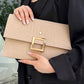 Crocodile Square Magnet Flap Clutch Bag