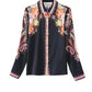 Paisley Print Long Sleeve Top