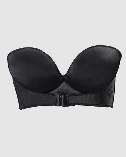 Invisible Bras Front Closure Push Up Brassiere Strapless Seamless Bralette