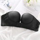 Invisible Bras Front Closure Push Up Brassiere Strapless Seamless Bralette
