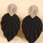 1Pair Vintage Leaf Shape Geometric Earrings