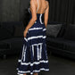 Tie Dye Print Spaghetti Strap Maxi Dress