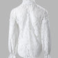 Hollow Out Long Sleeve Crochet Lace Top