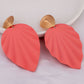 1Pair Vintage Leaf Shape Geometric Earrings