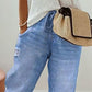 Pocket Design Drawstring Casual Jeans