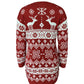 Christmas Fair Isle Pattern Knitted Sweater Dress