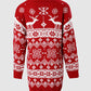 Christmas Fair Isle Pattern Knitted Sweater Dress