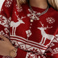 Christmas Fair Isle Pattern Knitted Sweater Dress