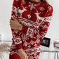 Christmas Fair Isle Pattern Knitted Sweater Dress