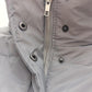 Button Zipper Design Long Sleeve Gilet Puffer Jacket