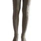 1Pair Over The Knee High Cable Knit Long Socks