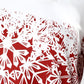 Christmas Snowflake Print Asymmetrical Neck Top