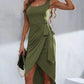 Tied Detail Sleeveless Casual Dress