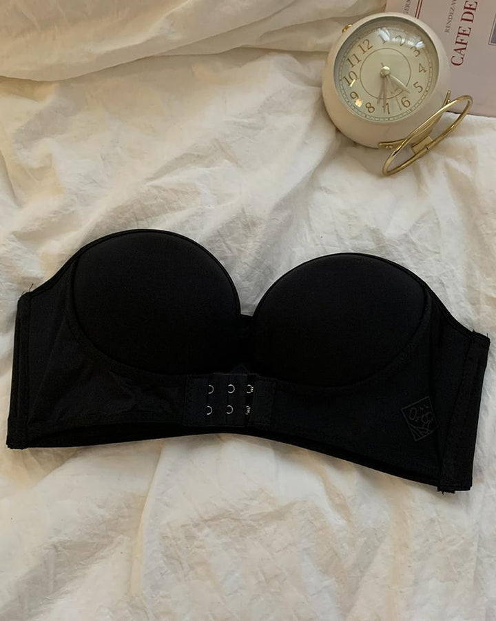 Strapless Push Up Front Closure Bralette