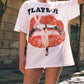Playboy Lip Print T Shirt