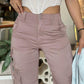 High Waist Wide Leg Cargo Pants