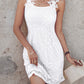 Hollow Out Lace Patch Casual Dress