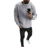 gray-Men_s-Long-Sleeved-T-Shirt-Slim-Knit-Solid-Color-Strip-Top-Autumn-and-Winter-Casual-Old-Street-Round-Neck-Sweater-G078