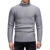    gray-Men_s-Merino-Wool-Blend-Relax-Fit-Turtle-Neck-Sweater-Pullover-G013