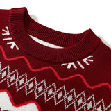 kids-Ugly-Christmas-Sweater-Family-Matching-Outfits-for-Holiday-Party-Knitted-Pullover-V030-Neck